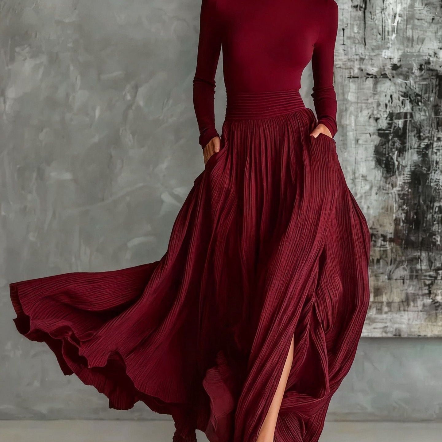 Triplechic™ Retro Slim Luxury Dress