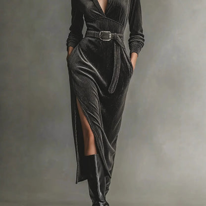 Triplechic™ VelaTie Slit Dress