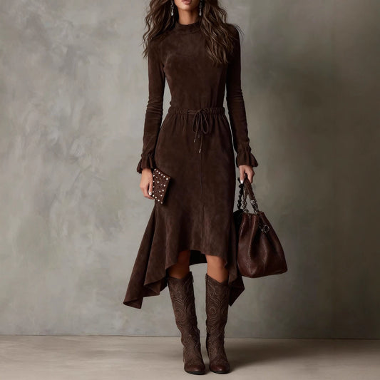 Triplechic™ Double-Sided Cashmere Elegant Dress